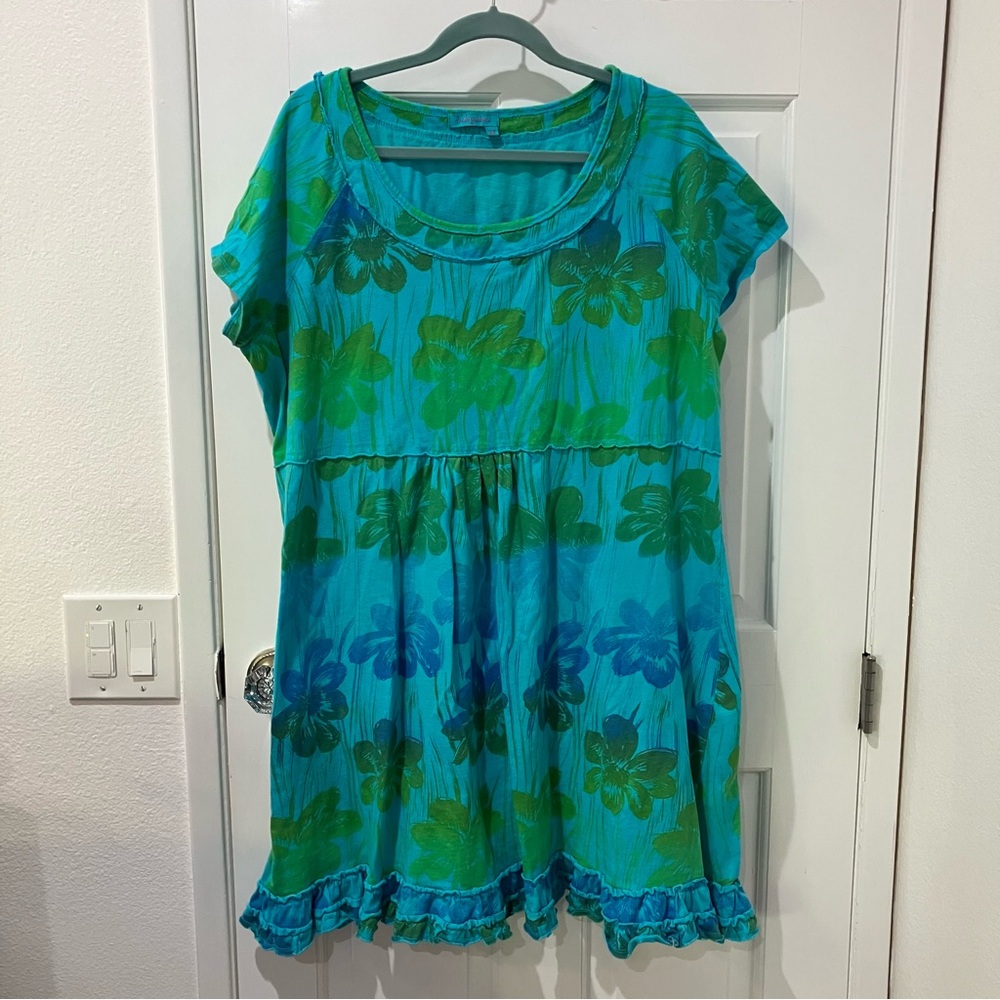 Fresh Produce Hibiscus Dress, 2x